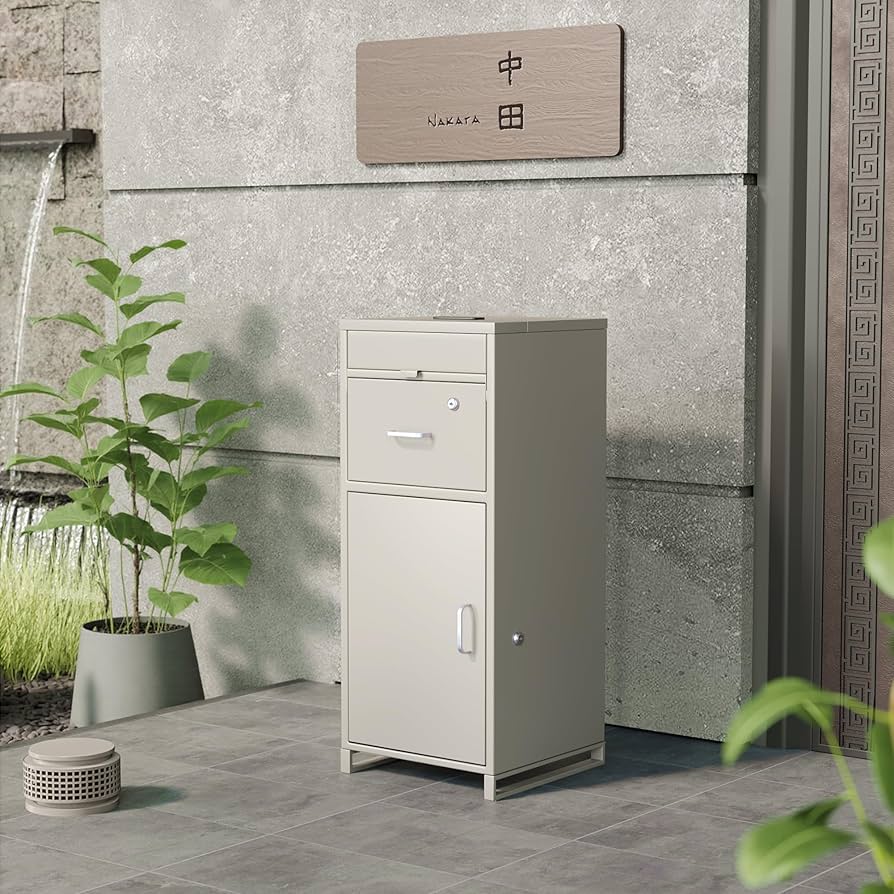 宅配ボックス ポスト 宅配BOX 戸建て用 要組み立て 宅配便ボックス(グレ-) 宅配ボックス ポスト 宅配BOX 戸建て用 要組み立て 宅配便