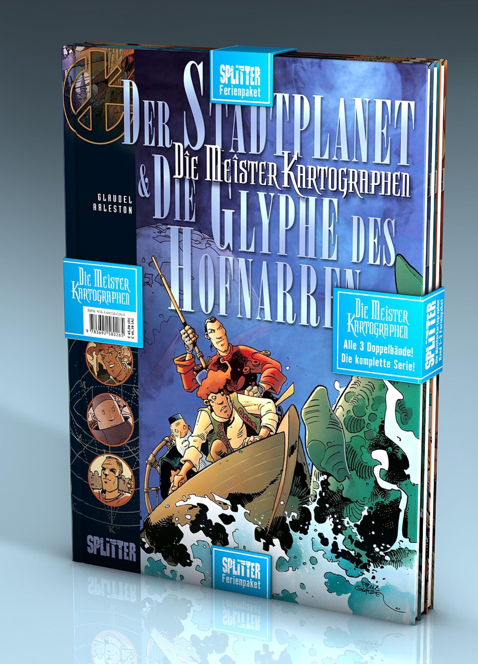 Die Meisterkartographen Ferienpaket: Alle 3 Bände der ausgefallenen Fantasy-Serie vom Stadtplaneten Dandalos in einem Paket!