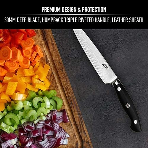 Miniatura 5 de Zelite Infinity Cuchillo utilitario de cocina, cuchillo de chef de 6 pulgadas, cuchillo de picar, cuchillo de cocina, cuchillos de chef, cuchillo de