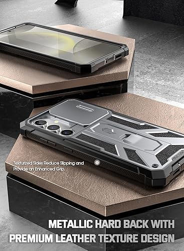 Miniatura 6 de Poetic Spartan - Funda para Galaxy S24 de 6.2 pulgadas, funda para cámara deslizante, protector de pantalla compatible con identificación de huellas