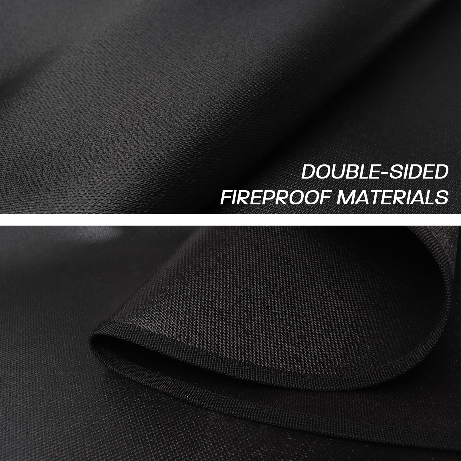 36" Fire Pit Mat for Solo Stove Bonfire, Round Fireproof Under Grill Mats for Outdoor Grill, Portable Camping Stove Mat for Solo Stove Accessories