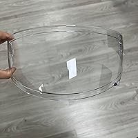 Vista 3 de D Skwal - Visera para casco de cara completa SHARK Skwal/Spartan/D-Skwal 2, apto para casco anti-UV, accesorios de repuesto (transparente)