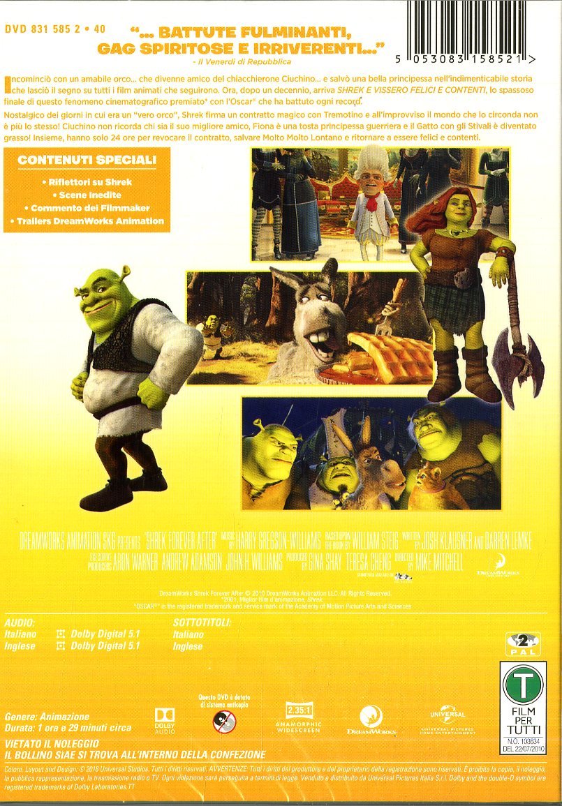 Shrek 4 (New Linelook)