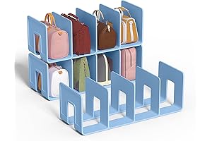 Premium 4-Section Clear Purse Storage Stand