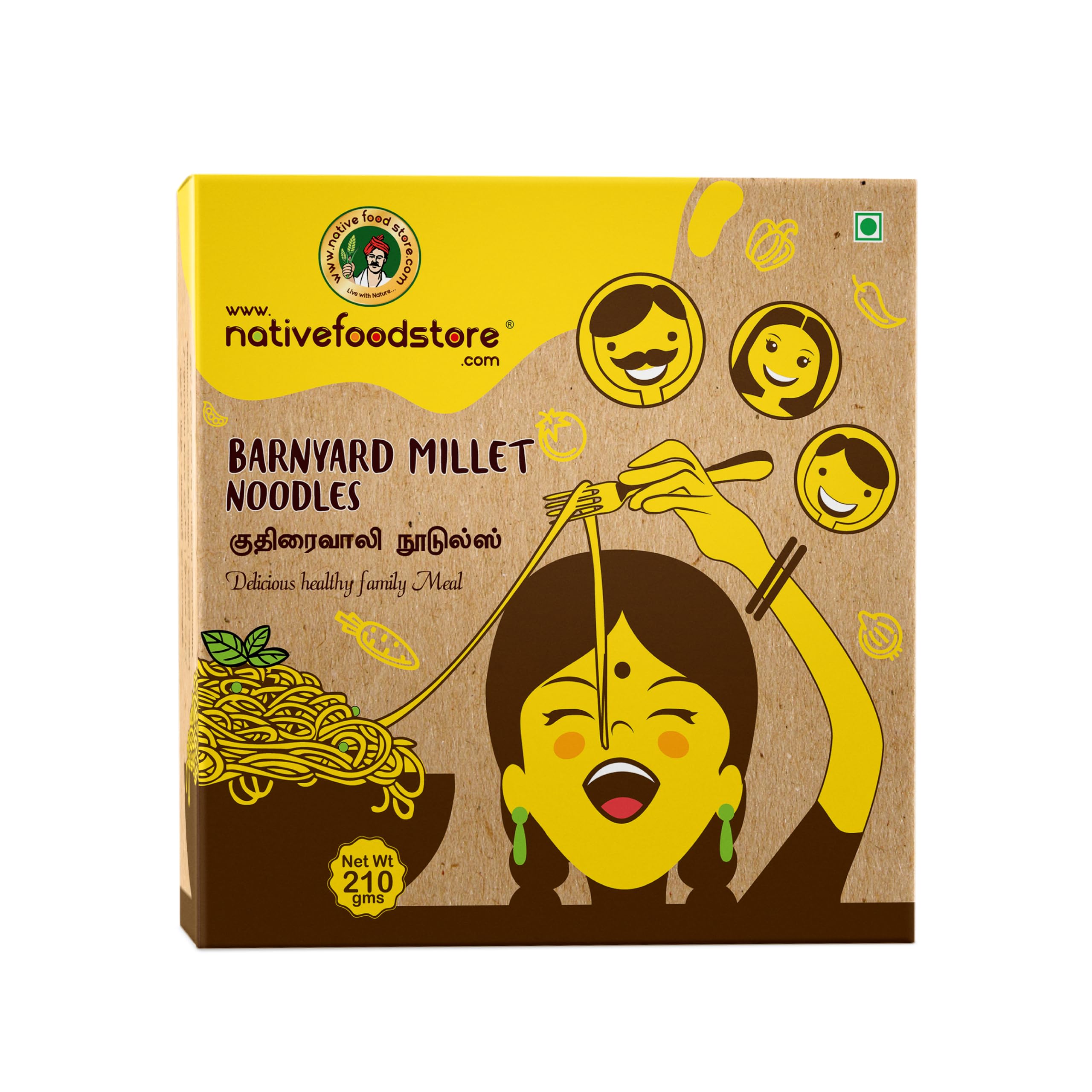 Nativefoodstore Kuthiraivali/Barnyard Millet Noodles - 210gm Kuthiraivali Noodles | Sanwa Noodles | Udalu Noodles | Oodalu Noodles | Kavadapullu Noodles | with No Preservatives (B08QH3P89D) Amazon Price History, Amazon Price Tracker
