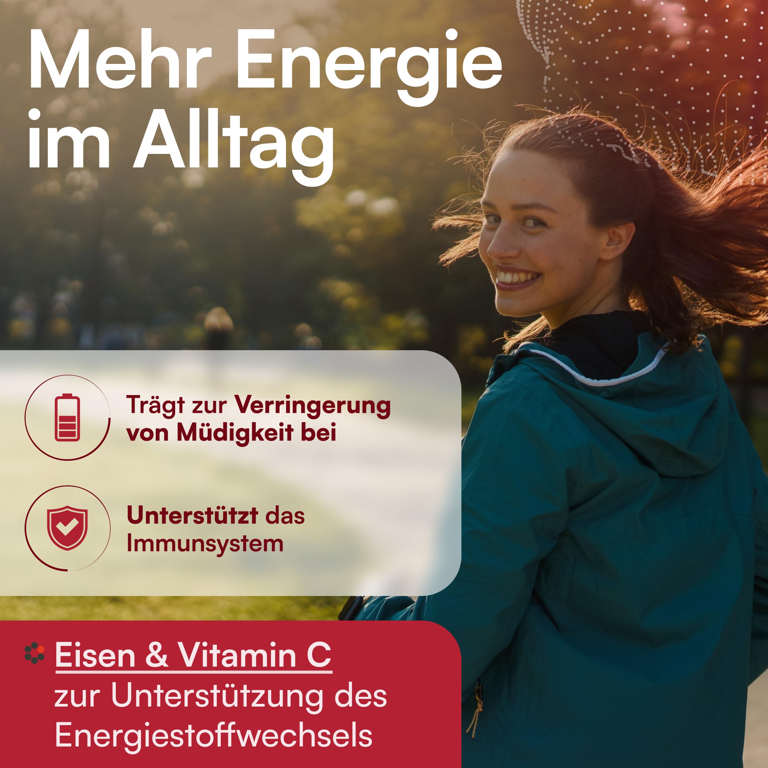Eisen + C Intercell (90 Kapseln) - mit 30mg Eisen+ hochdosiert und 160mg Vitamin C (8h Retard-Effekt) - besonders hohe Bioverfügbarkeit durch spezielle Aminosäureverbindung - im Schutzblister