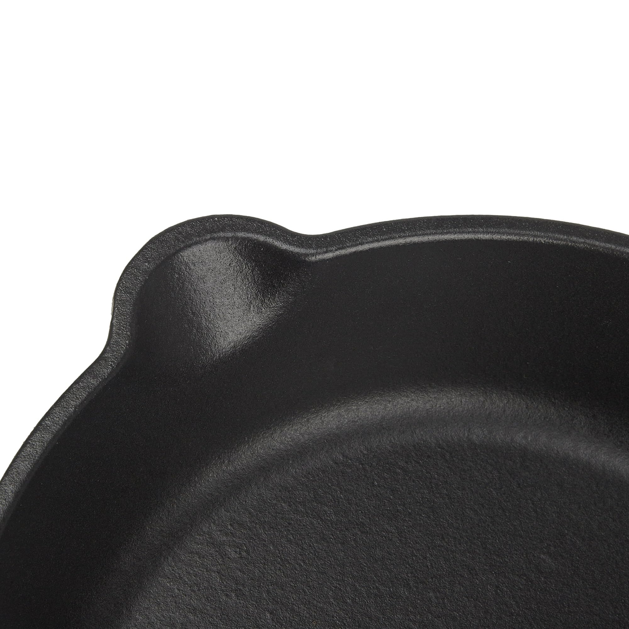 VICTORIA Poêle en Fonte Émaillée Induction 20cm, Convient pour le Feu, le Barbecue, le Four, la Plaque Vitrocéramique, le Gaz, Cast Iron Skillet sans Toxicité, sans PTFE ni PFOA