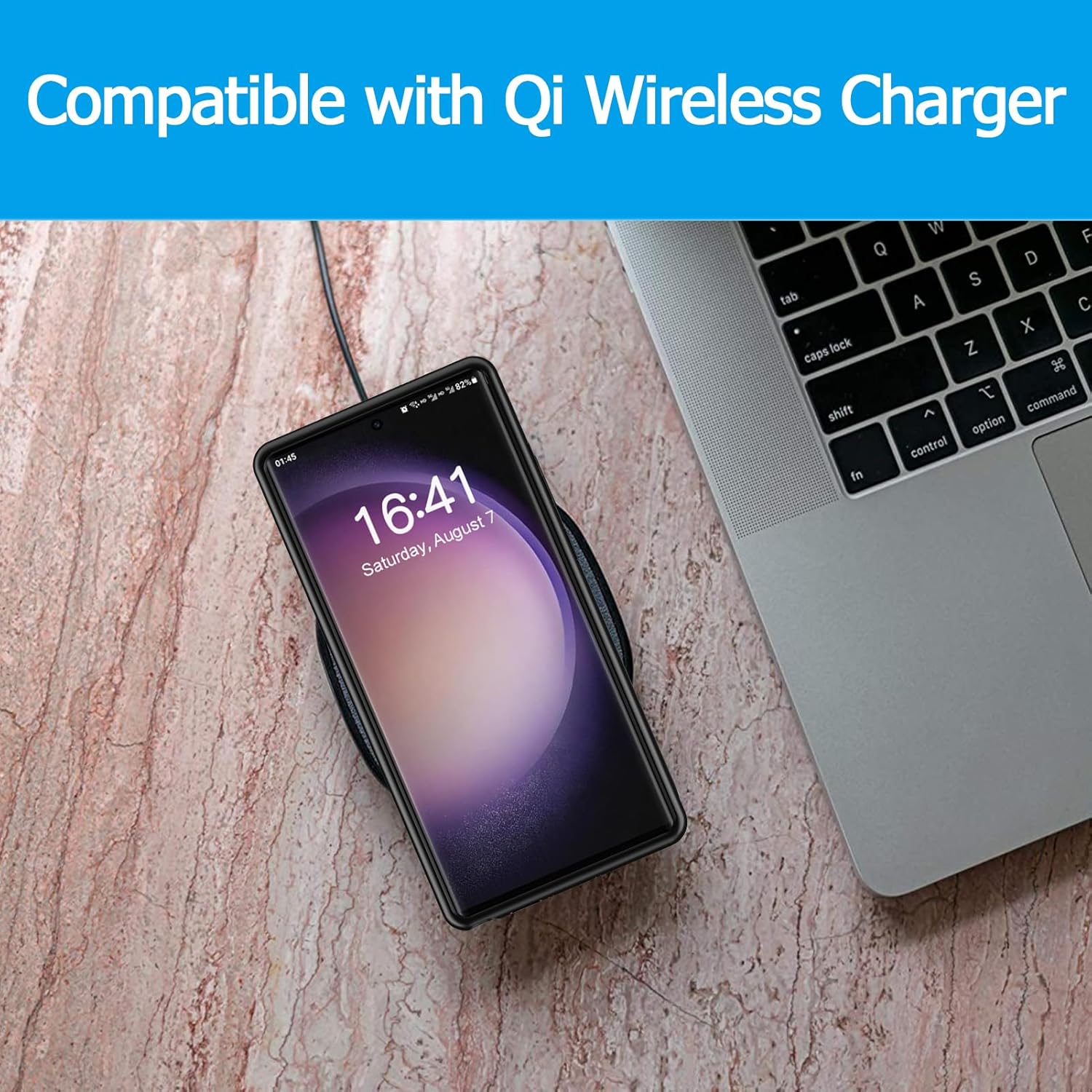 Battery Case for Galaxy S22 Ultra /S23 Ultra,12000mAh Portable Protective Wireless Charging Case Compatible with Galaxy S22 Ultra /S23 Ultra 6.8" Rechargeable Extend Battery Pack Charger Case (Black)