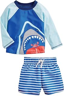 Mud Pie Boys' Shark Rash Guard Set Price In India