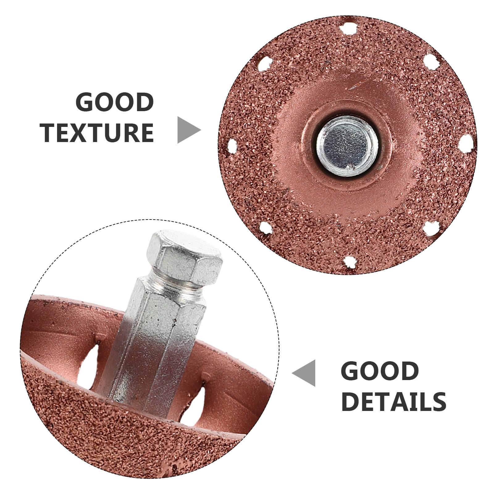 Mola per Lucidatura Pneumatici 2 Pezzi in Lega di Tungsteno 42Mm 55Mm per Smerigliatrice Pneumatica Utensile per Riparazione Veicoli Officina Professionale Alta Resistenza
