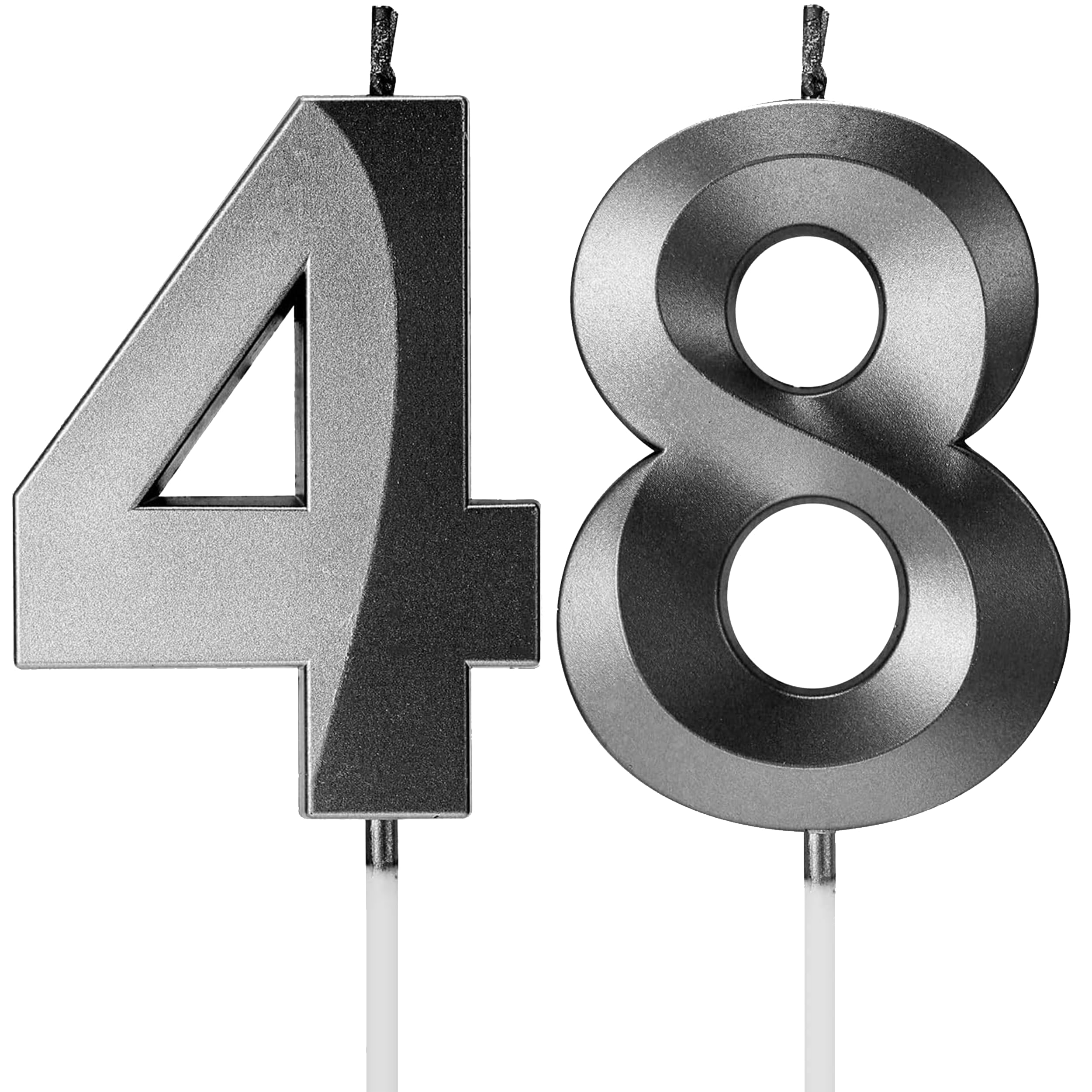 Birthday Candles Number Candles Age Year for Cakes Happy Birthday 3D Designed Wedding Anniversary Party Cake Topper Decorations