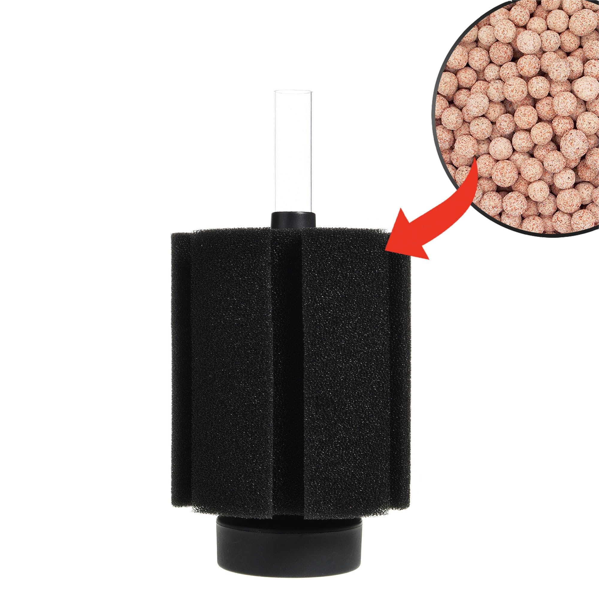 ALEGI Aquarium Large Sponge Filter 100 Gallon, 80 Gallon Sponge Filter with Air Stone for Large Fish Tank (1 pcs) - image 4