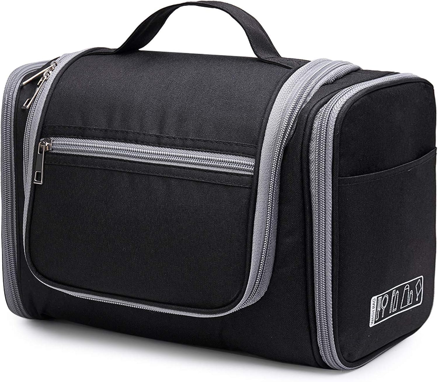 WANDF Extra Large Hanging Toiletry Bag Travel Cosmetic Organizer Shower