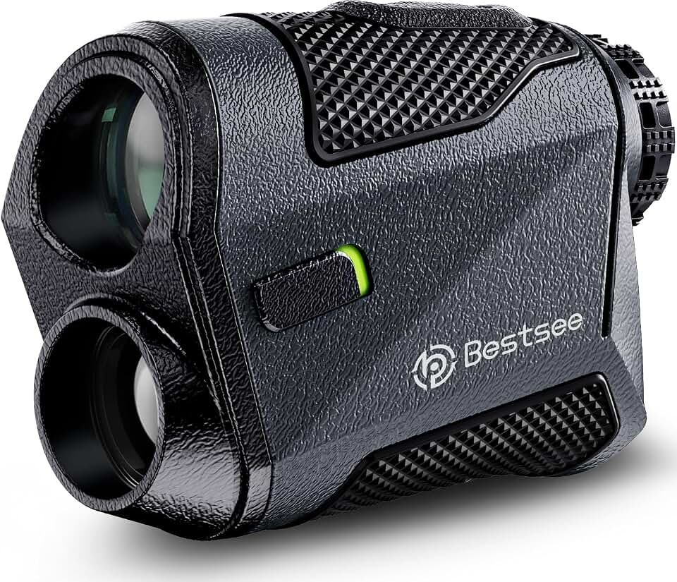 Bestsee Golf Rangefinder with Slope -1500 Yards Laser Range Finder Golf for Hunter, High-Precision Flag Pole Locking Vibration, 7X Magnification, USB-C Rechargeable Rangefinders Magnet Strip