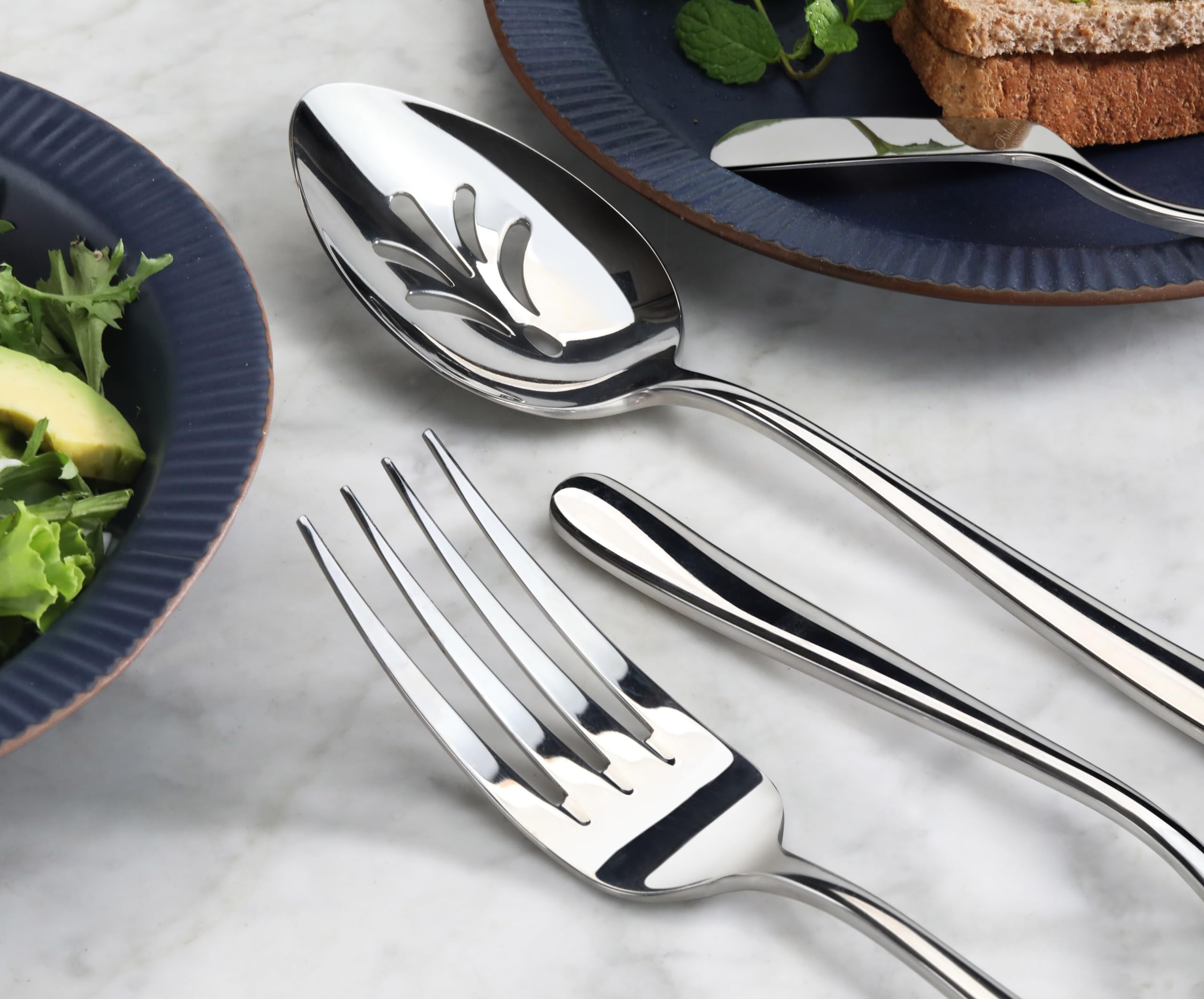 Artaste Rain II Forged Stainless Steel 7-Piece Hostess Flatware Set — Amazon image 6