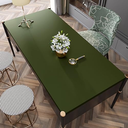 Miniatura 3 de VaryPaper Papel tapiz de vinilo verde oliva de 15.7 x 78.7 pulgadas de grosor, para paredes de armarios, paredes, impermeable, autoadhesivo,