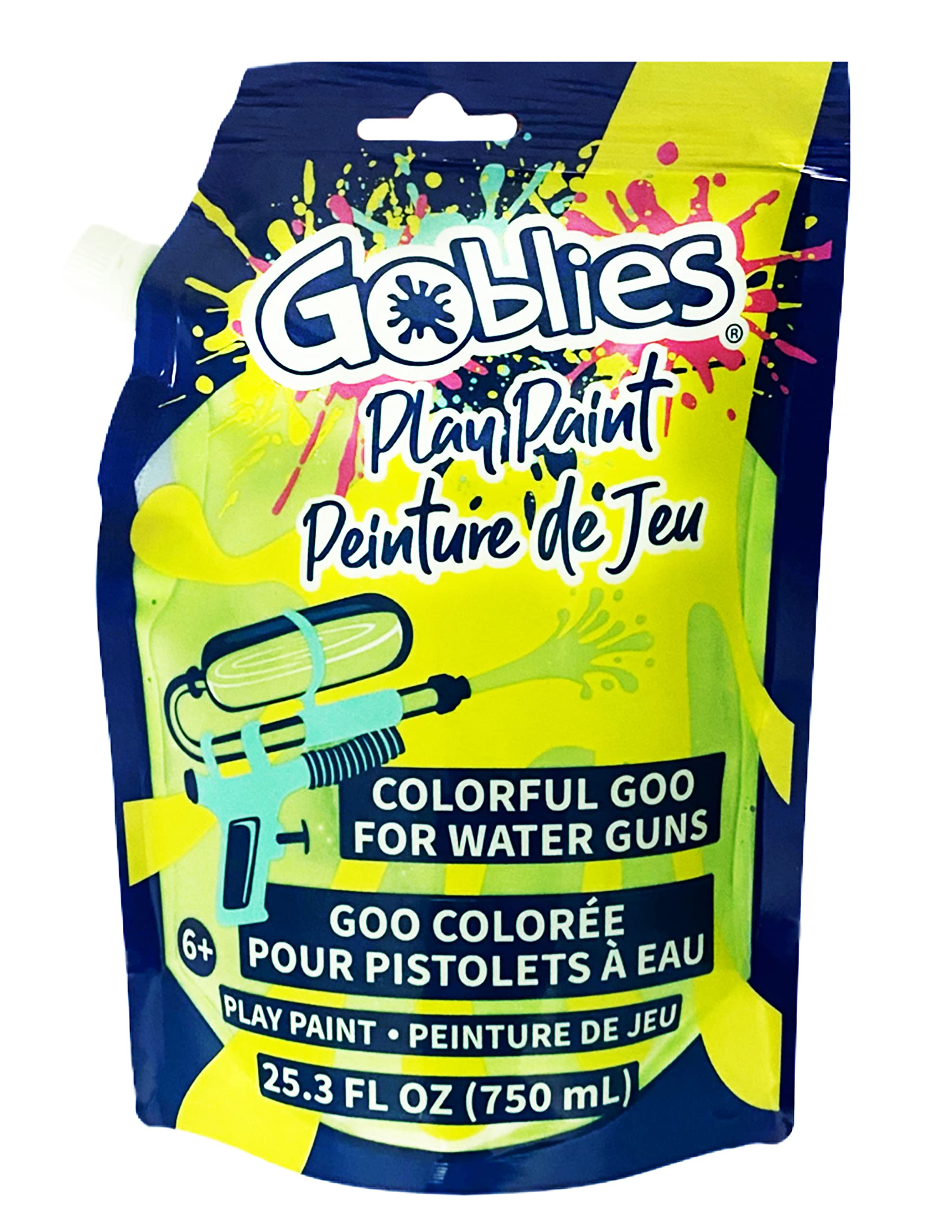 GobliesPlay Paint Goo for Water Guns 25.3 Fl Oz (Green)