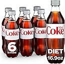 Diet Coke Diet Soda, 16.9 fl oz Bottles, 6 Pack - Cola Soft Drinks