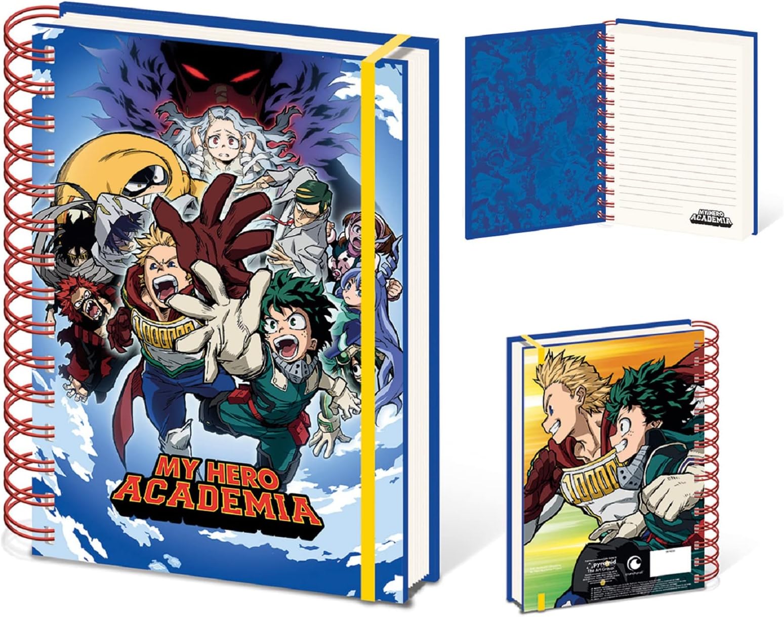 Pyramid International My Hero Academia Journal Notebook (Reach For It Design) Wiro Notebooks A5, Note Book and Notepads A5 - Official My Hero Academia Merch