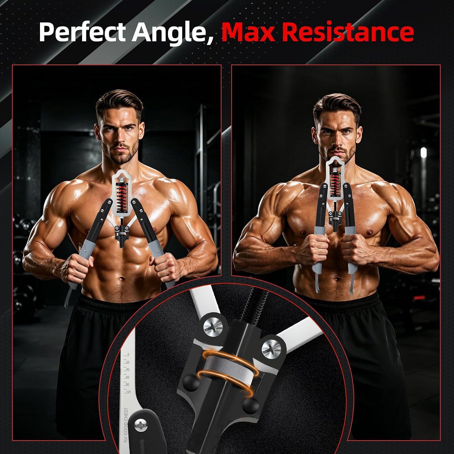 Twister Arm Exerciser with Dual Grip Handles and Spring Resistance for Upper Body Strength Training
