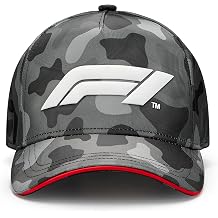 F1, Camo Cap, 2023 Season, All Over Tonal Grey camo Design, Adult, Adjustable, Official Merchandise