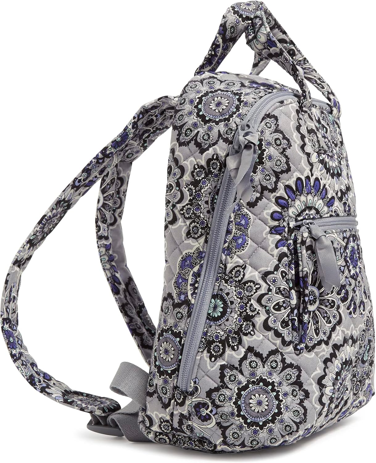 Vera Bradley Women's Cotton MiniTotepack Backpack, Tranquil Medallion - Recycled Cotton, One Size - Image 2