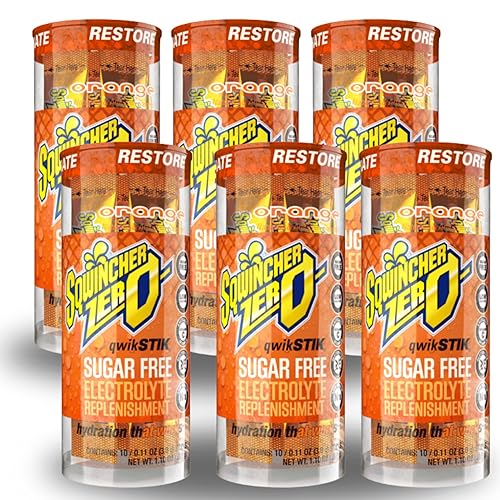 Miniatura 10 de Sqwincher Zero Qwik Stik - Mezcla de bebida de hidratación en polvo de reemplazo de electrolitos bajos en sodio, sin azúcar, baja en calorías,