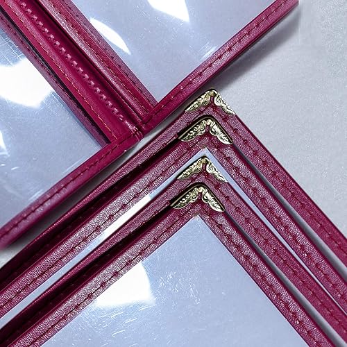 Miniatura 4 de 2 fundas de menú de 8.5 x 11 pulgadas, 4 páginas 8 vistas, cubiertas transparentes para menú de restaurante, se adapta a papel de tamaño A4, carpeta