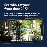 Vista 3 de SimpliSafe Timbre con cable, 1080p, compatible con el sistema de seguridad para el hogar SimpliSafe - Última