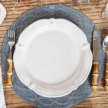 Juliska Berry & Thread Flared Dinner Plate - Whitewash
