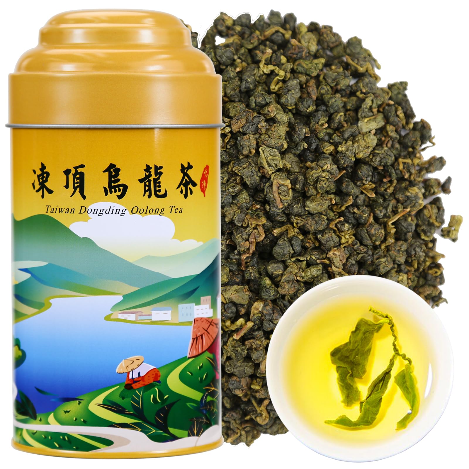 Amazon.co.jp: 煕渓 凍頂烏龍茶 台湾茶 高山茶 台湾烏龍茶 150g 無農薬
