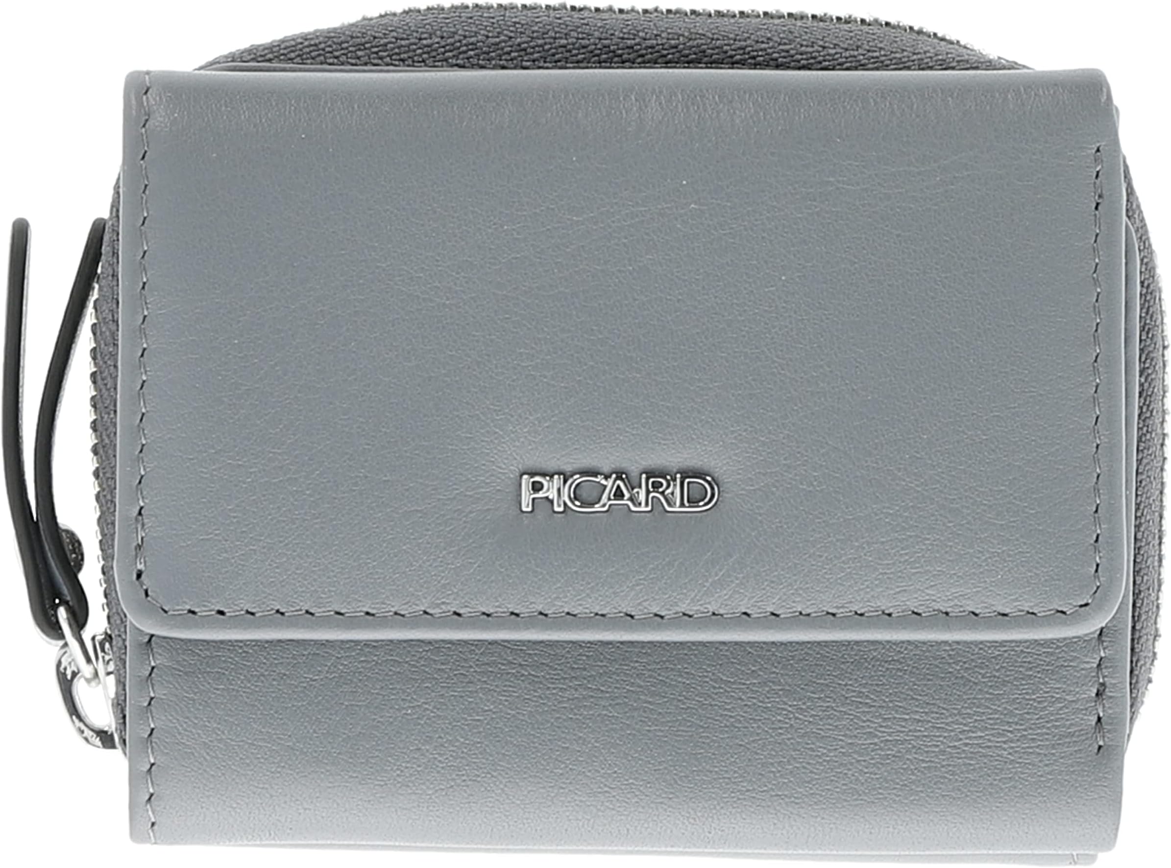PicardLadysafe 78872M52A3 Women's Purse Made of Cowhide Leather in Granite Colour 8 x 9.5 x 3 cm, Granite, 8x9,5x3 cm, Purse