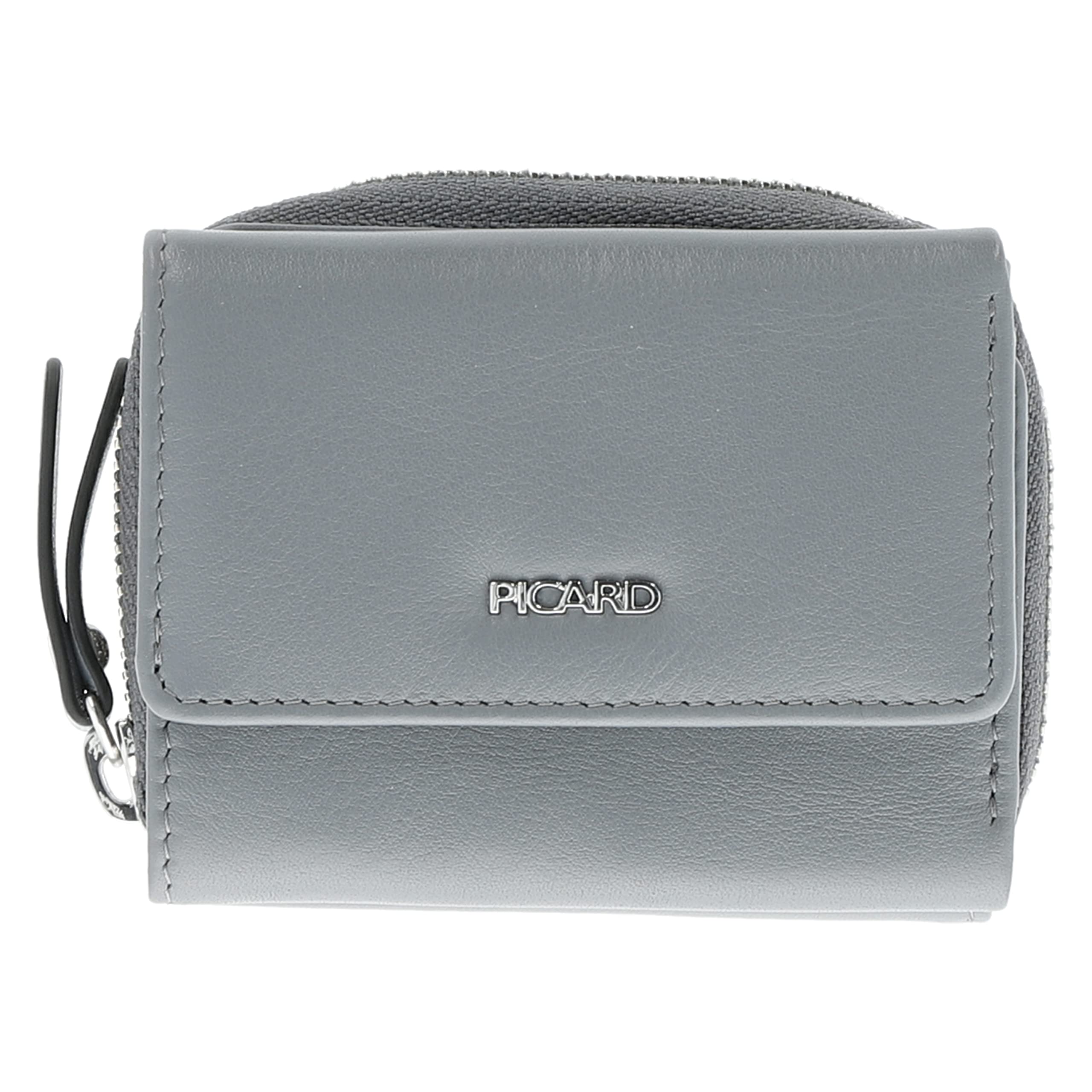 PicardLadysafe 78872M52A3 Women's Purse Made of Cowhide Leather in Granite Colour 8 x 9.5 x 3 cm, Granite, 8x9,5x3 cm, Purse