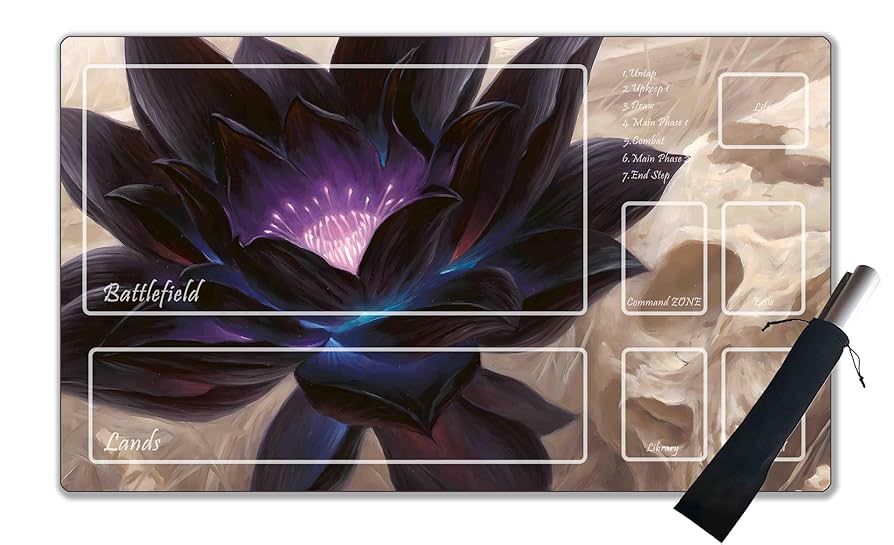 Amazon | プレイマット マウスパット MTG 万能 専用 高級 Black