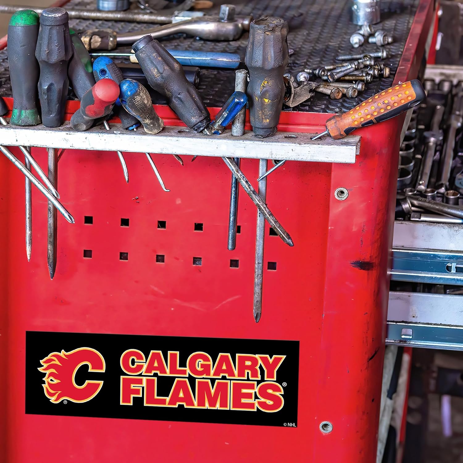 Rico Industries NHL Hockey 4 x 10 Team Spirit Magnet - Car, Home Décor - Refridgerator, Office, Kitchen