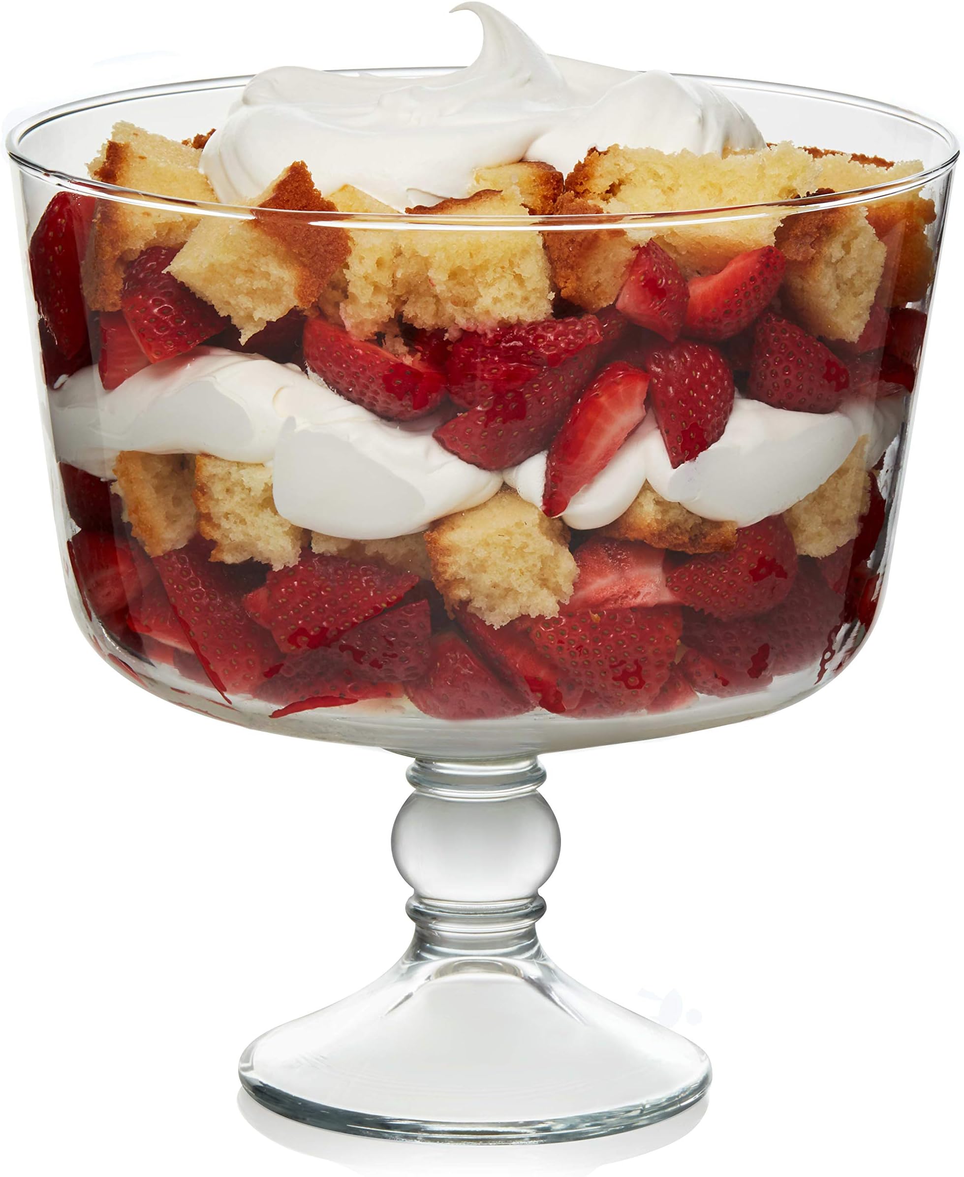 Barski European Beautiful Large 170 oz Trifle Bowl Glass