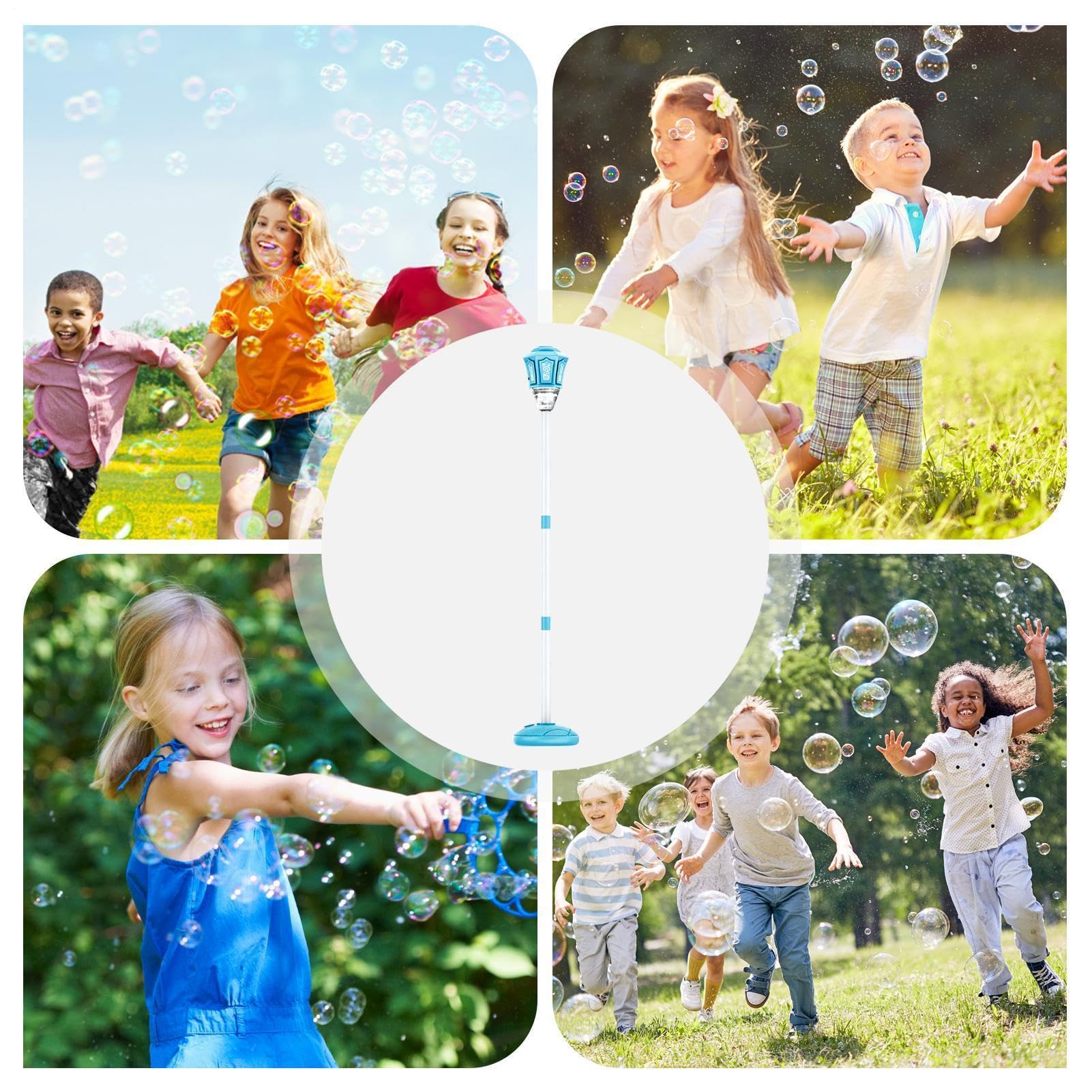 Macchina della bolla per i bambini Street Lamp Design Giochi all'aperto