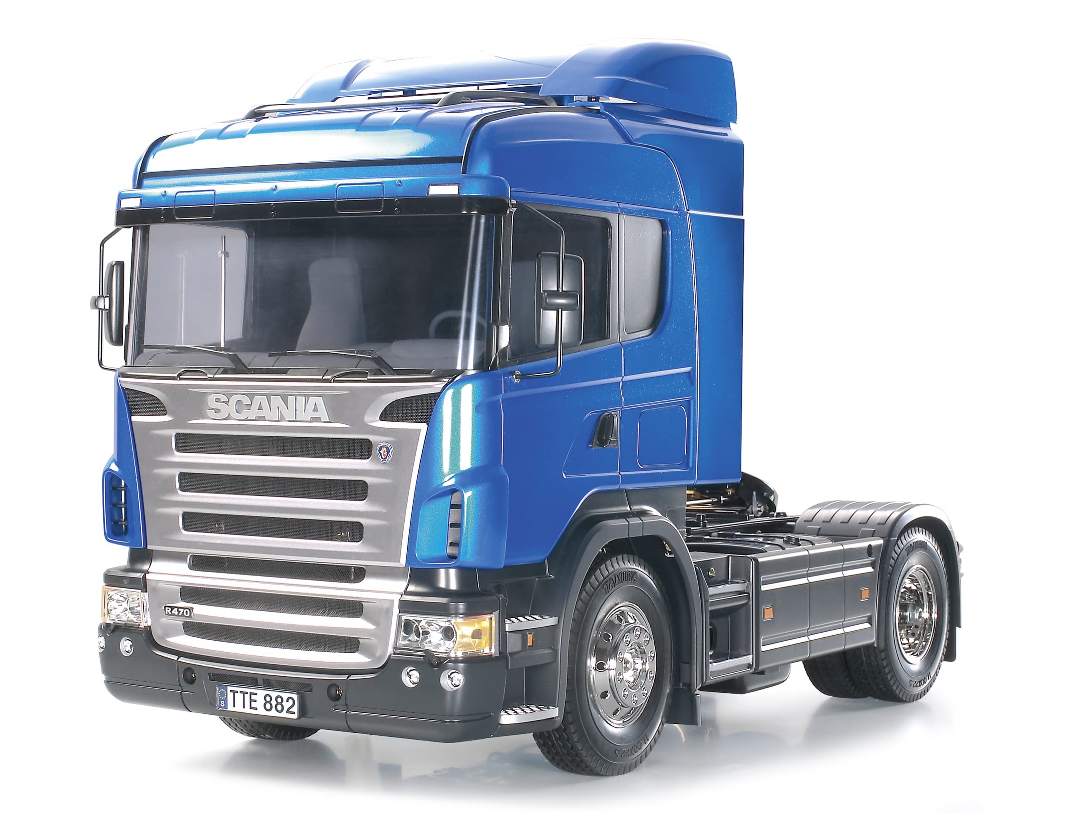 TAMIYA 1:14 RC SCANIA R470 Highline 4x2 BS, Kit di Montaggio, Camion RC, Camion Telecomandato, Giocattoli da Costruzione, Modellismo, Fai da Te