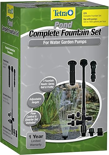 Tetra Juego completo de fuente de estanque, 3 patrones