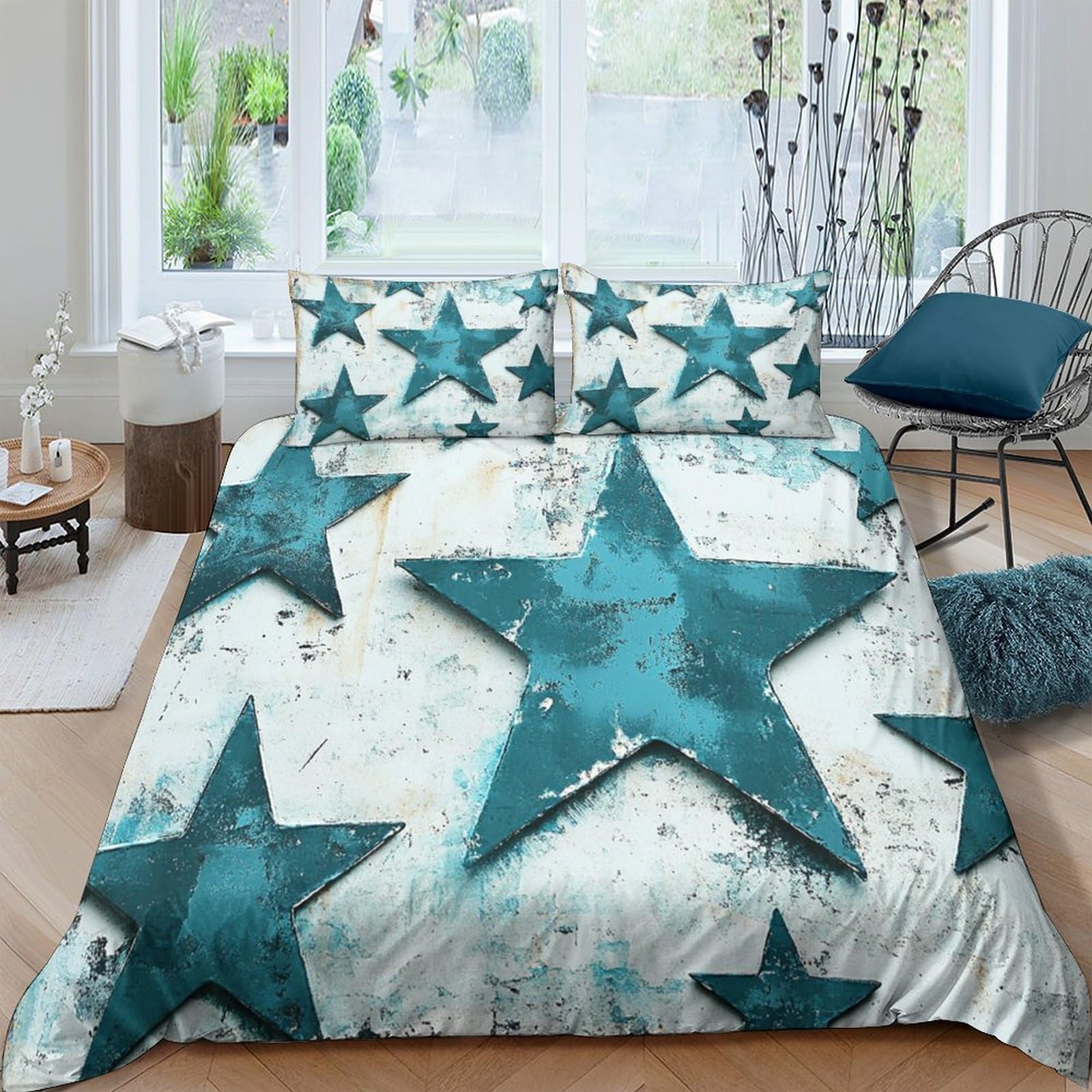 Ctjqhvkz Style-3 3D Printed Fitted Sheet Microfiber Galaxy Starry Sky Bed Cover For Bedroom And Dorm, Easy To Wash, Non-Slip Mattress Protector, Decorative And Dustproof Single（135X200cm）