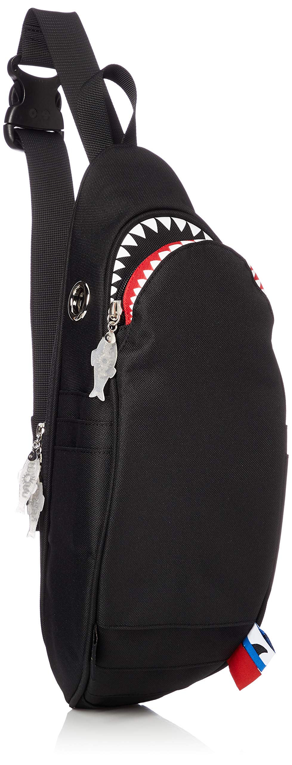 Amazon | MORN CREATIONS シャークウエストポーチ ブラック SK-110