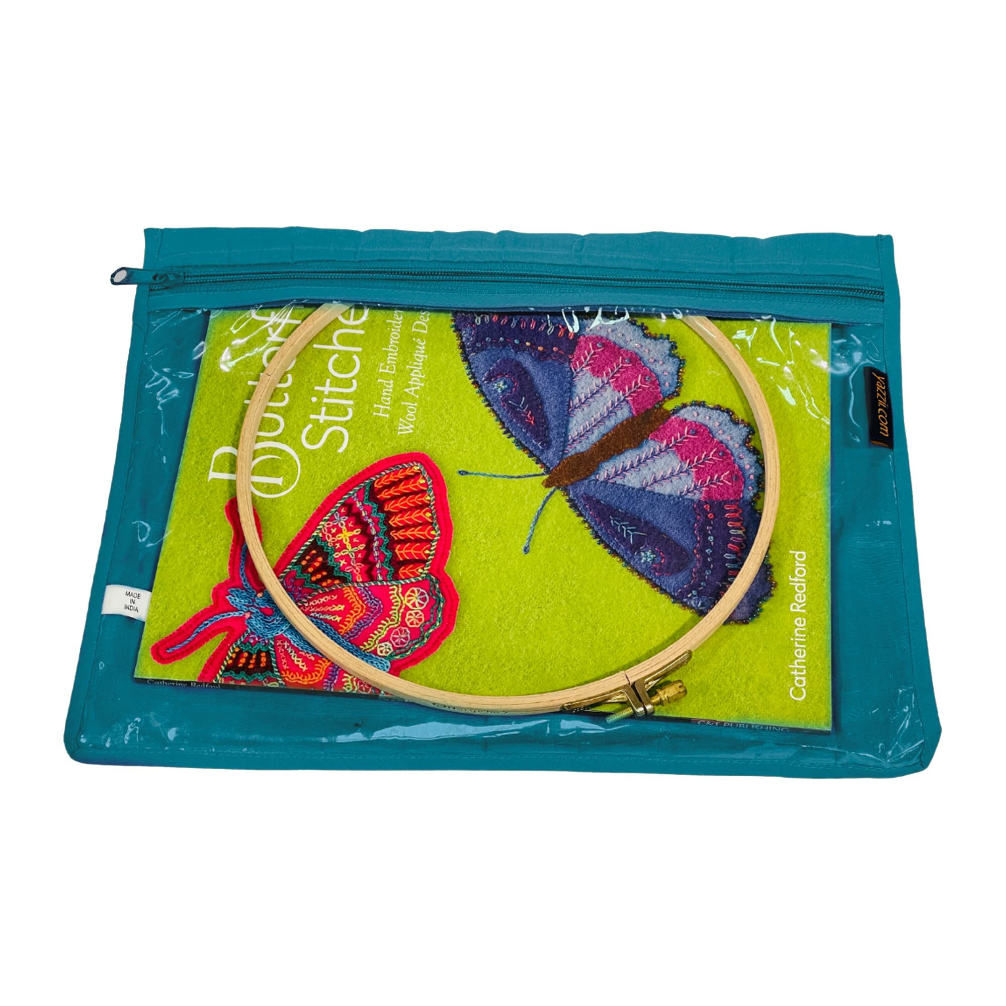 Yazzii Travel Pouch - Portable and Multifuctional for Sewing Accessories, Crafting, Beading, &amp; More - Aqua