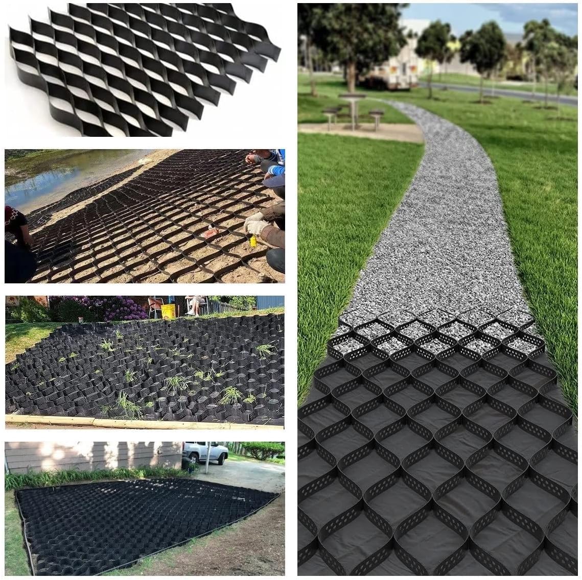 Gravel Ground Grid Driveway Grids Garden Shed Base Grid