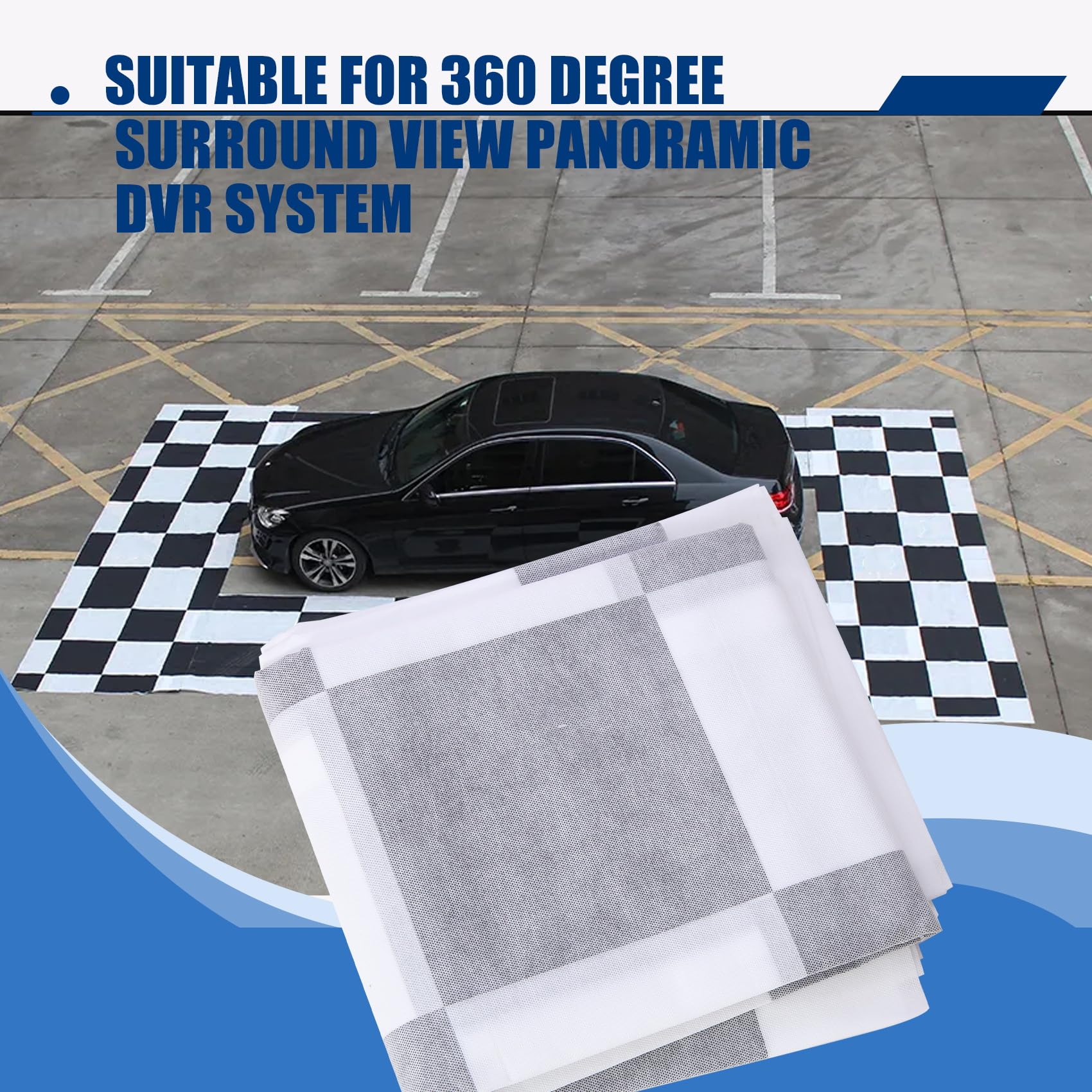 4Pcs Stoffe Kalibrierung Tuch für 360 Grad Umgebung Panorama DVR System mit Perspektive