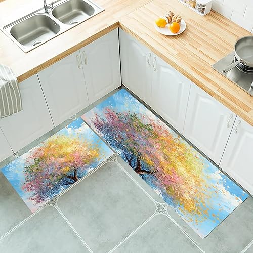 Miniatura 4 de Aesthetics Life Tree - Alfombra antideslizante para cocina