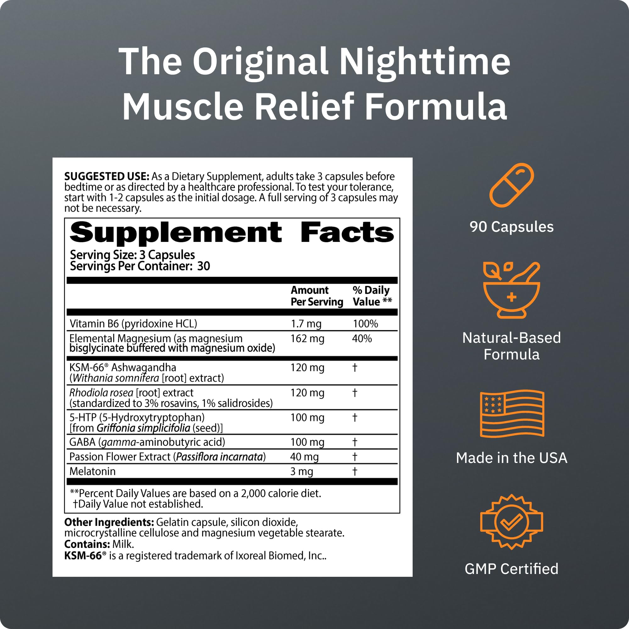 SaltWrap Mag R&R Nighttime Muscle Cramp Relief, 90 Caps — Amazon image 3