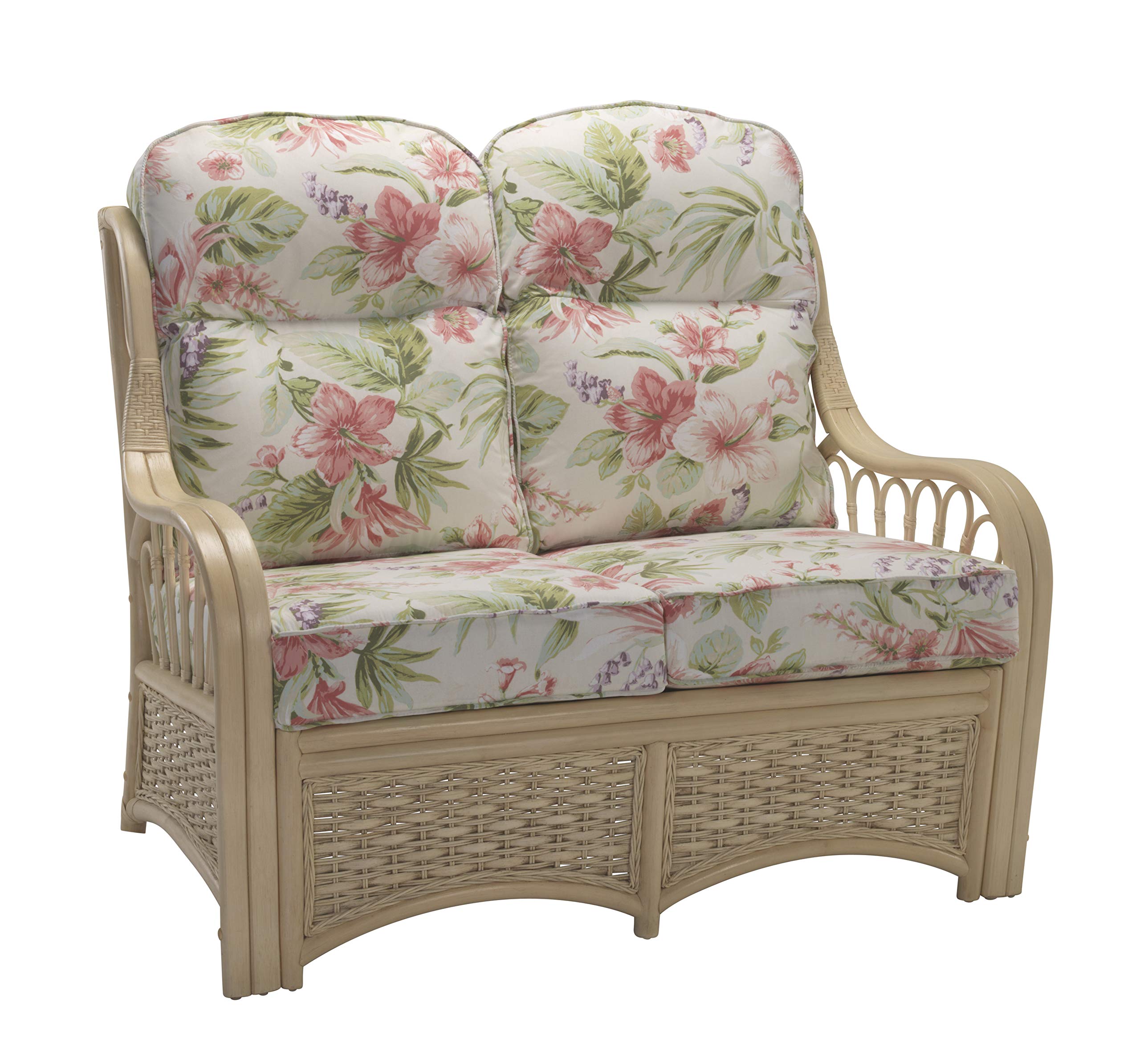 Buy Desser Vale Rattan Conservatory Furniture Set 2 Seater Sofa & 2x Armchairs Luxury Indoor