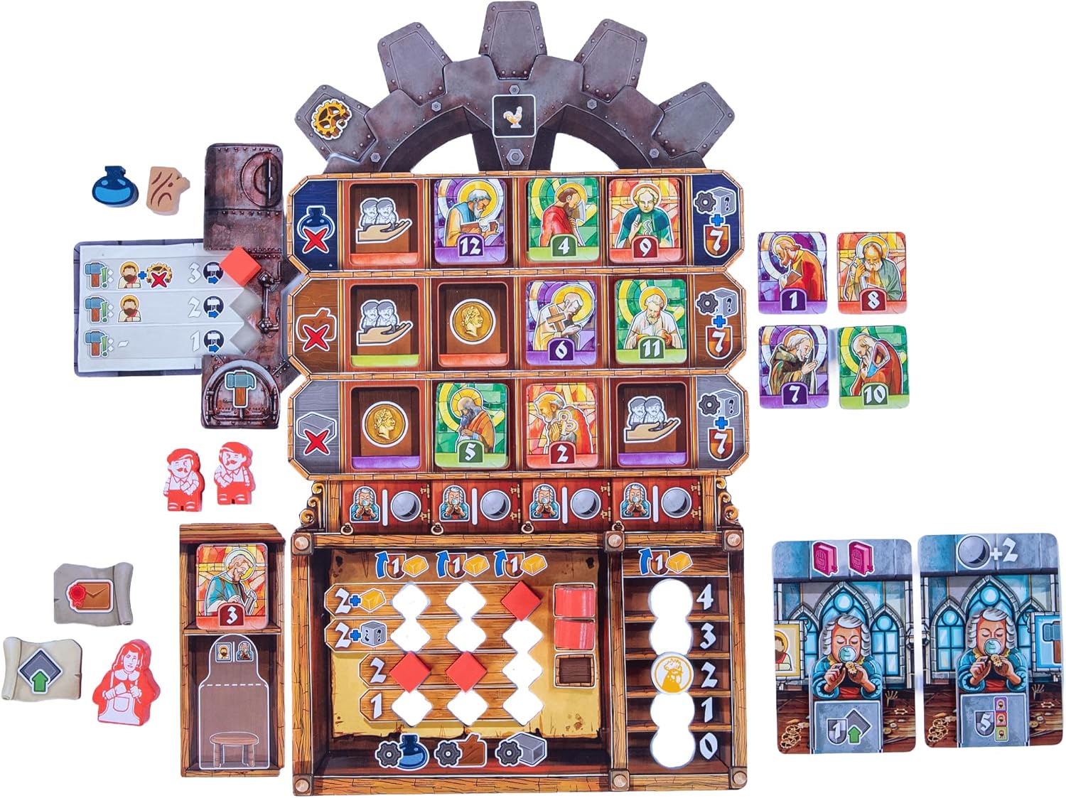 Devir - Orloj: The Prague Astronomical Clock Board Game, Heavy Strategy Game for Experts & Adults, Ages 14+, 1-4 Players, 120 Playtime, (English Version)