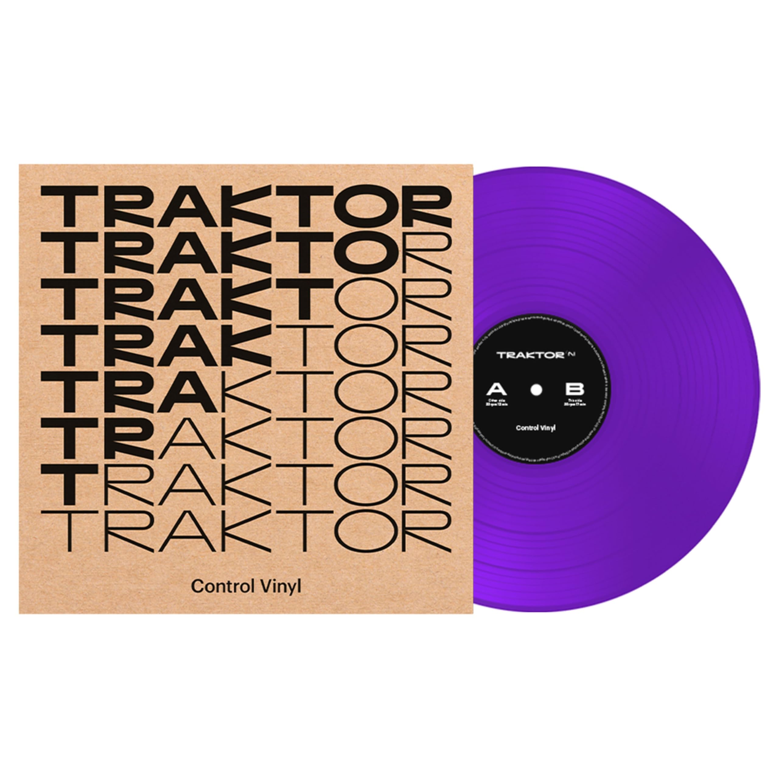 Native Instruments TRAKTOR Control Vinyl MK2 2024 Edition, purple - Accessorio per DJ