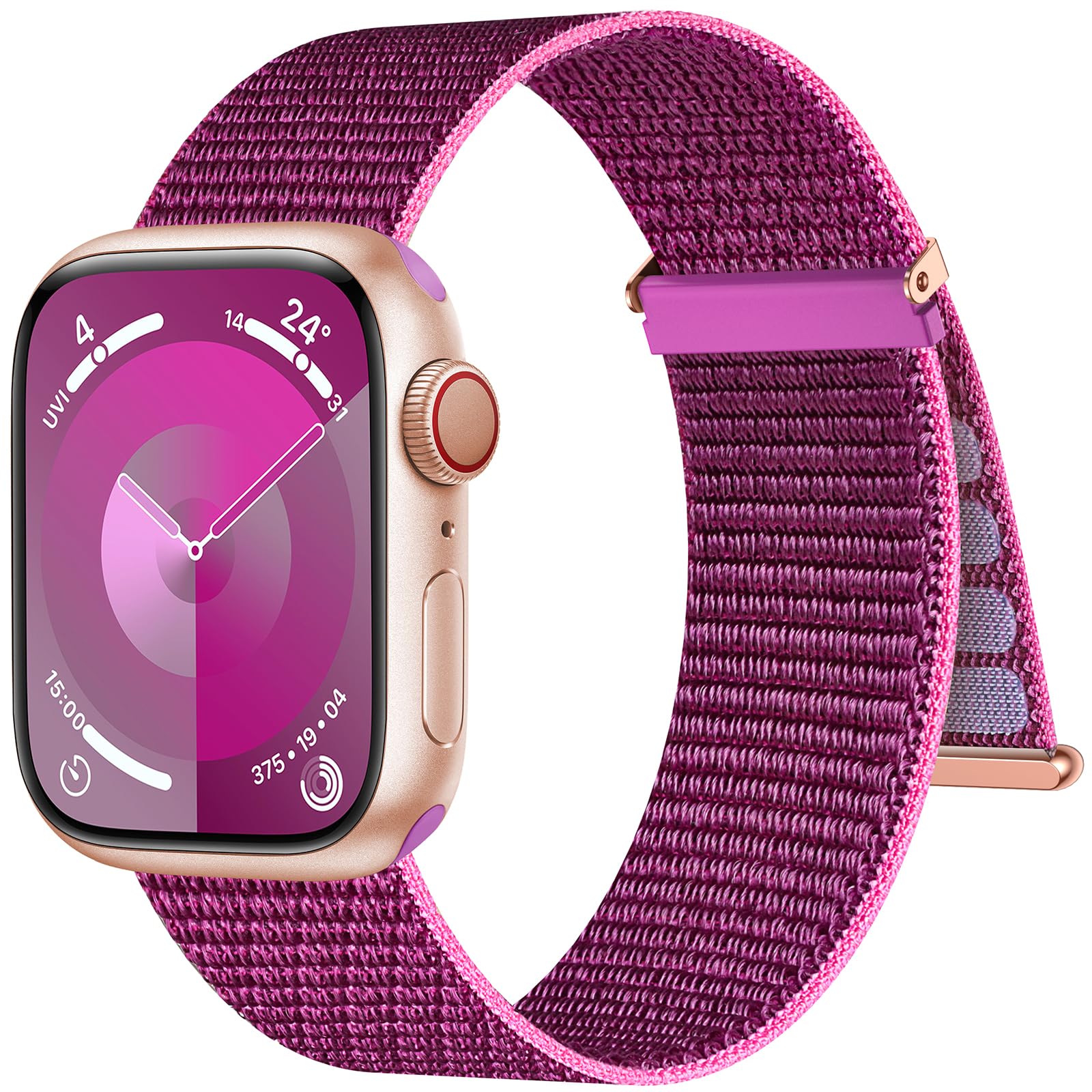 Higgs Nylon Cinturini Compatibile con Cinturino Apple Watch 49MM 45MM 44MM 42MM 41MM 40MM 38MM,Donna Uomo Cinturino Sportivi Nylon per iWatch Ultra 2 Series 9 8 7 6 5 4 3 2 1 SE,Regolabile
